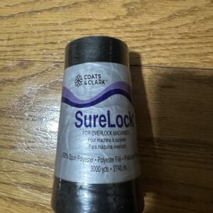 Coats & Clark Surelock Black thread